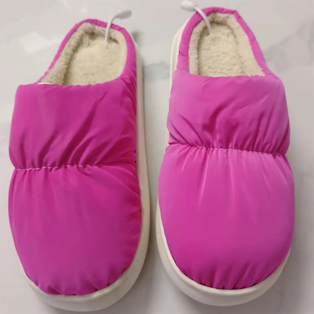 CloudCuddle Comfort Slippers - Ultimate Heated Plush Slippers for Winter Comfort