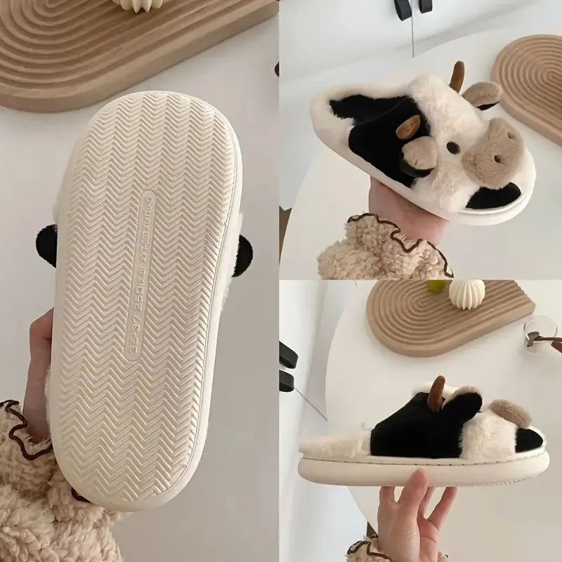 ComfortCow Slippers - Playful Slippers for Cozy Winter Days