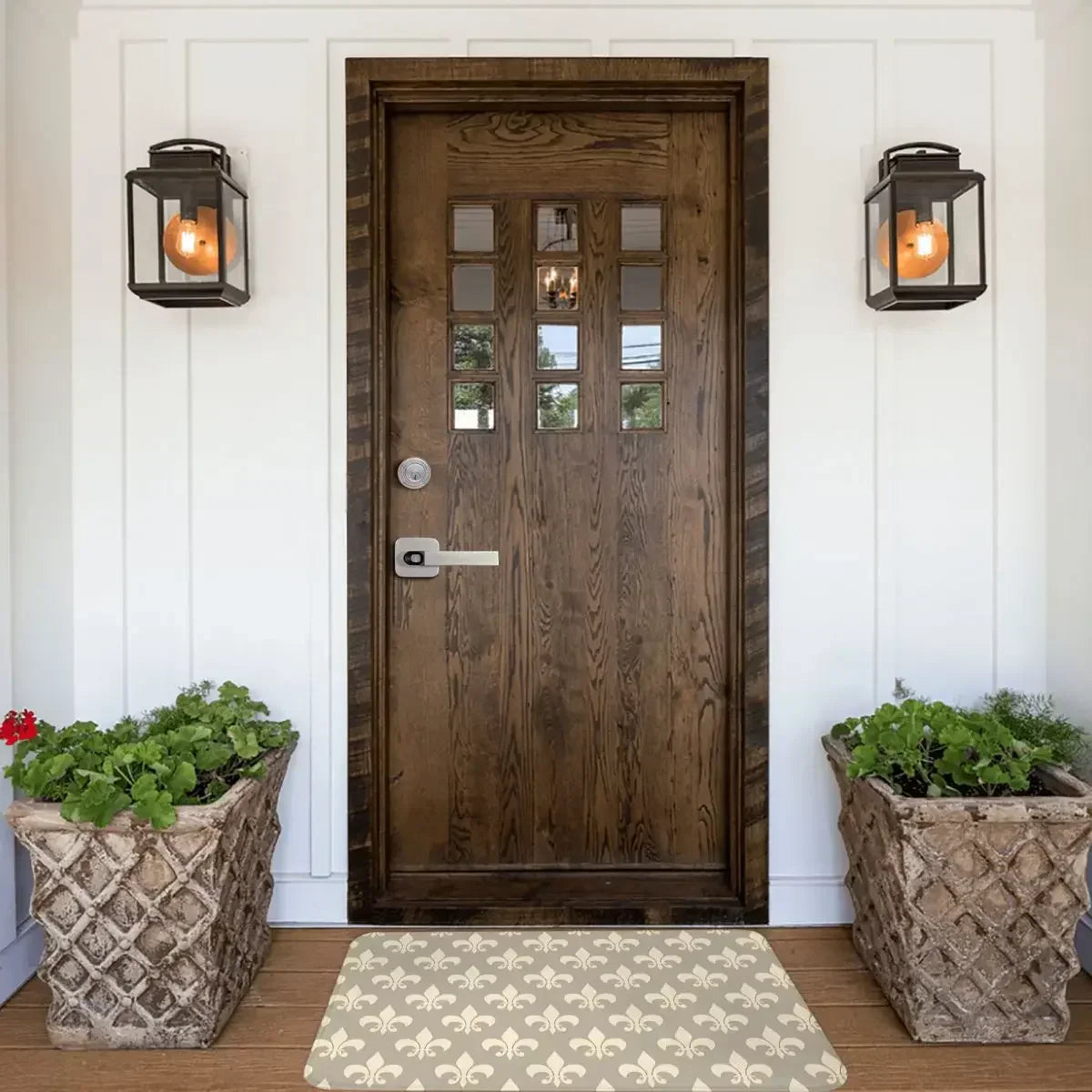 FloraWeave - Stylish Floral Rug for Your Living Room