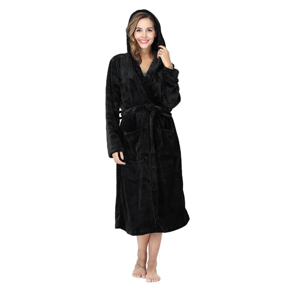 ChicComfort Hoodie Dress - Luxurious Fleece Dress for Every Occasion