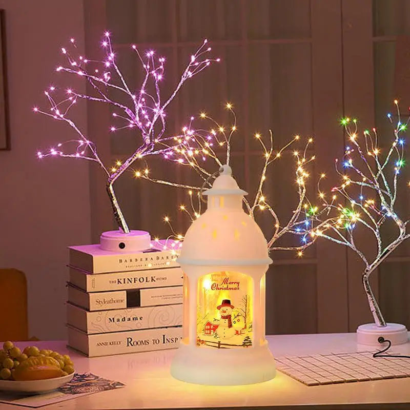 Magical ChristmasHome Christmas Lanterns - The Charming LED Santa Claus Lanterns