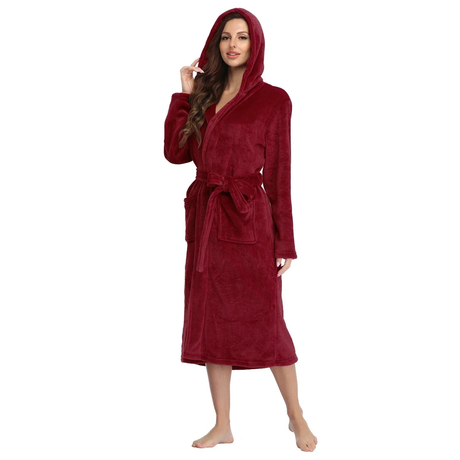 ChicComfort Hoodie Dress - Luxurious Fleece Dress for Every Occasion
