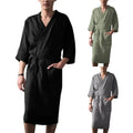 ClassicLounge Bathrobe - Stylish Cotton Bathrobe for Men