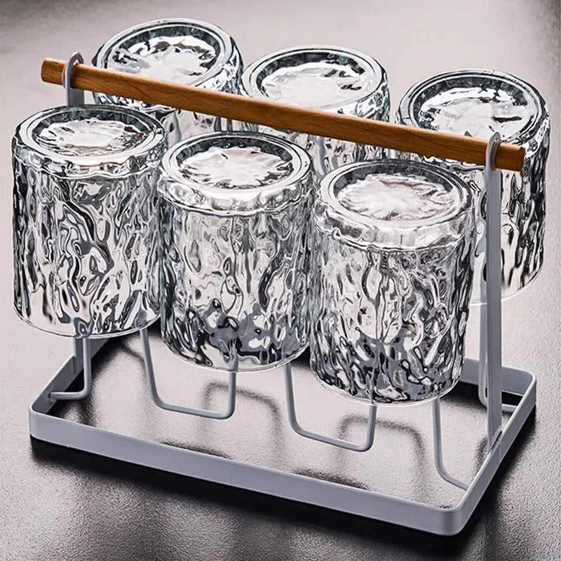 Glacio Glass Cupholder - Glass Party Holder with Reindeer Design for Luxurious Whiskey Experience
