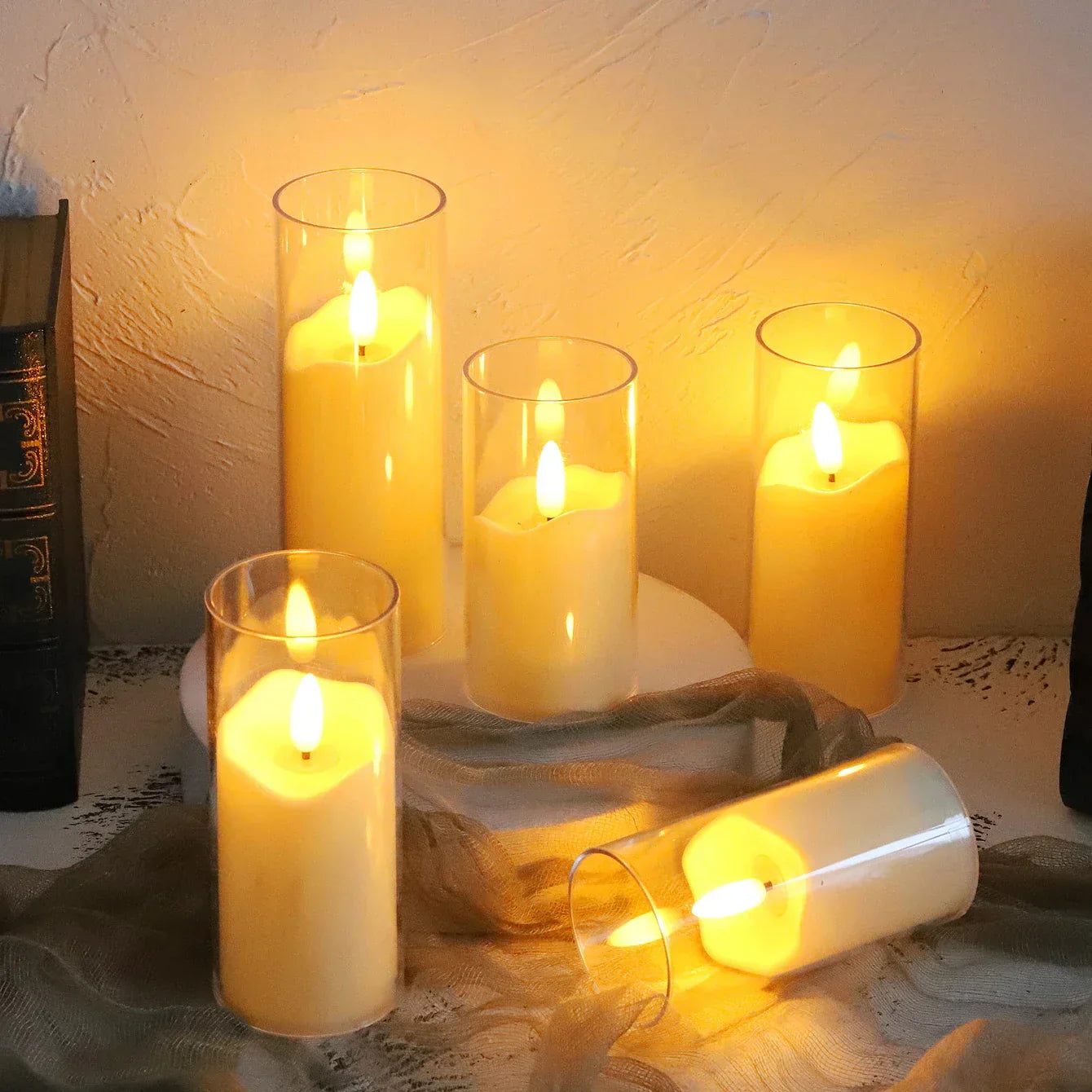 Auraflame - Elegant Flameless LED Candles Set of 6