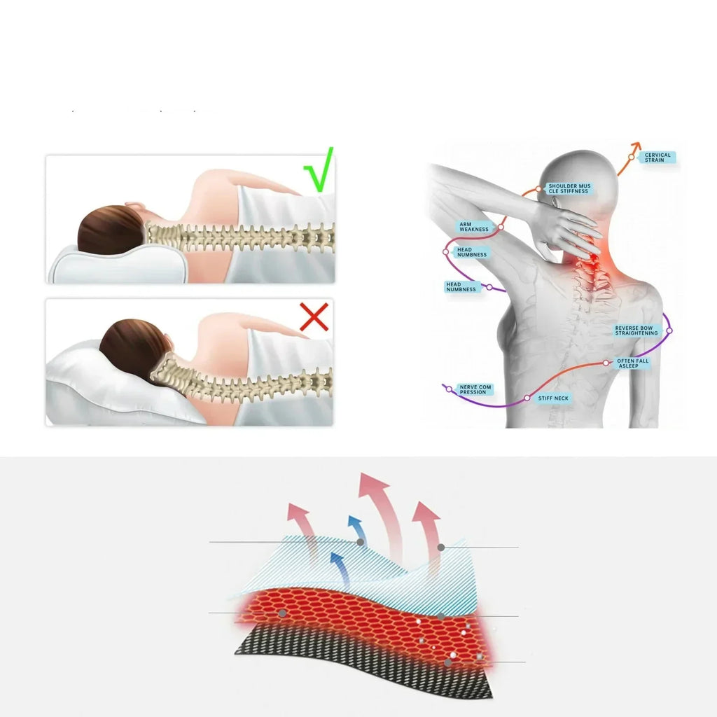 SleepHarmony - Luxury Memory Pillow with Bluetooth