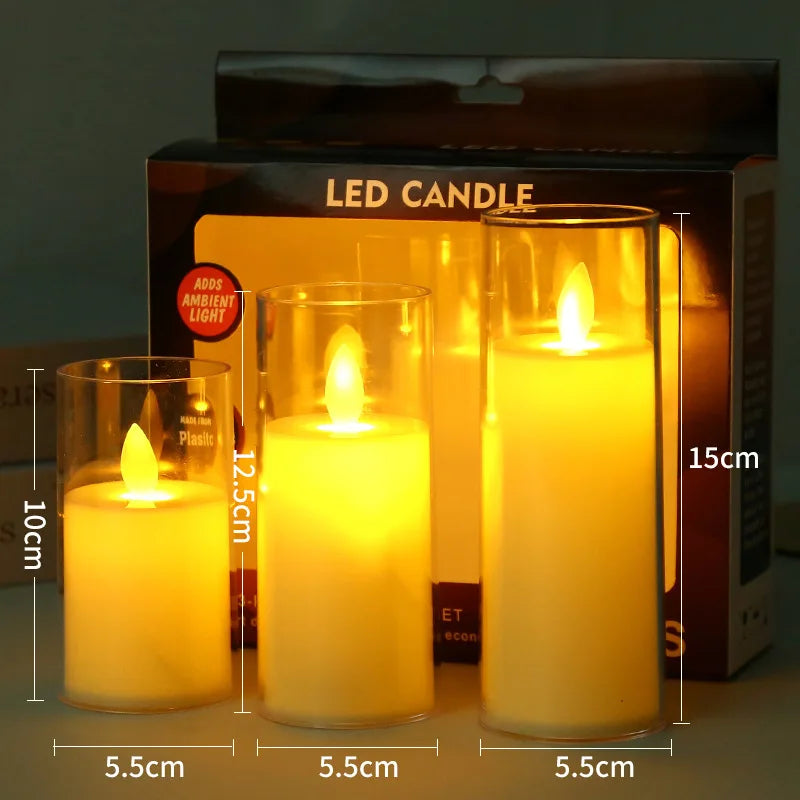 Auraflame - Elegant Flameless LED Candles Set of 6