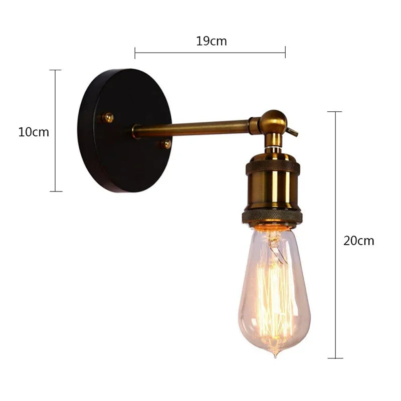 RetroAngle Light - Adjustable Industrial Wall Lighting