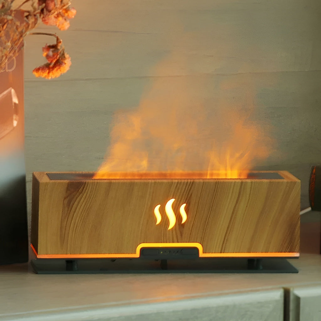 GlowFlame - Stylish Aroma Humidifier for Home