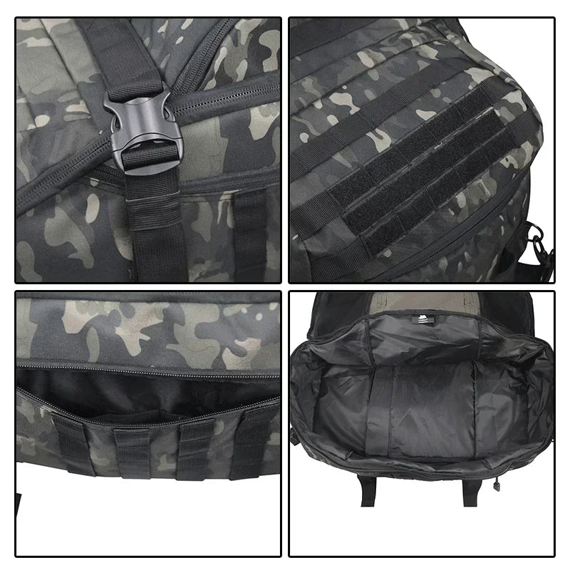 TrailTrek - Rugged Tactical Duffle Bag and Backpack
