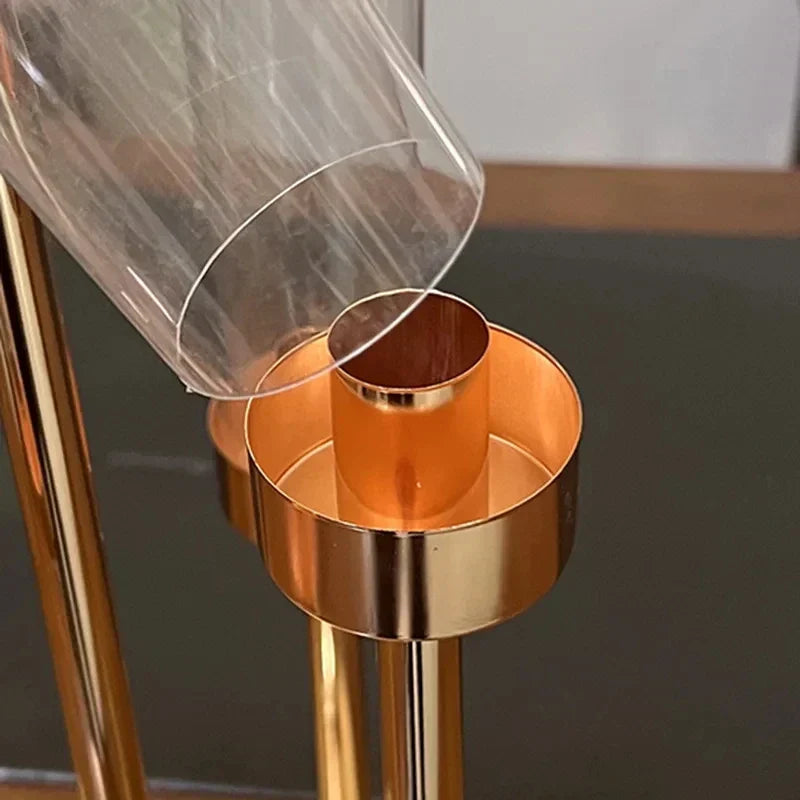 EleganteCandle – Luxury Candle Holder with Acrylic Accent