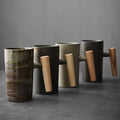 NatureSip – Scandinavian Latte Mugs Whiteh Earthy Look