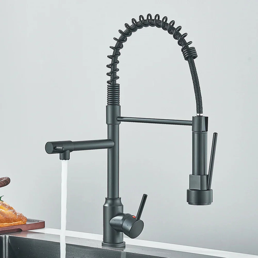 FlexiSpray Faucet - Modern Flexible Kitchen Mixer Tap