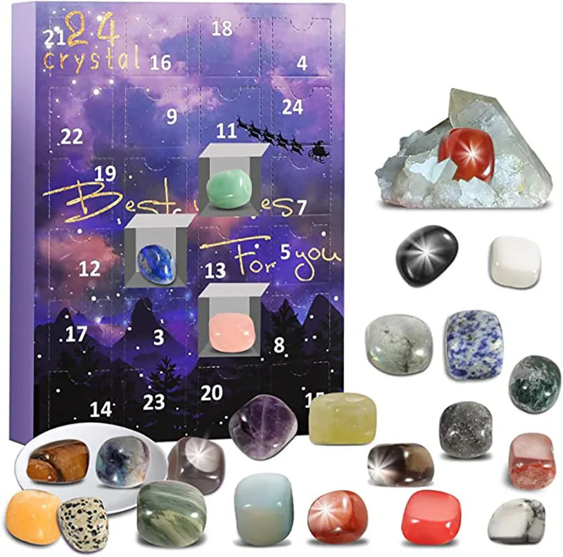 SparklingGems Advent Calendar – 24 Crystals for Festive Fun