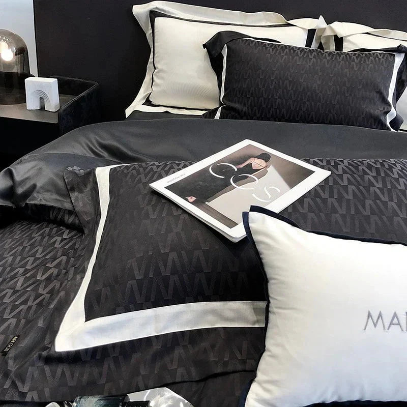 Obscur Rhythm – Luxury Egyptian Cotton Duvet Cover Set
