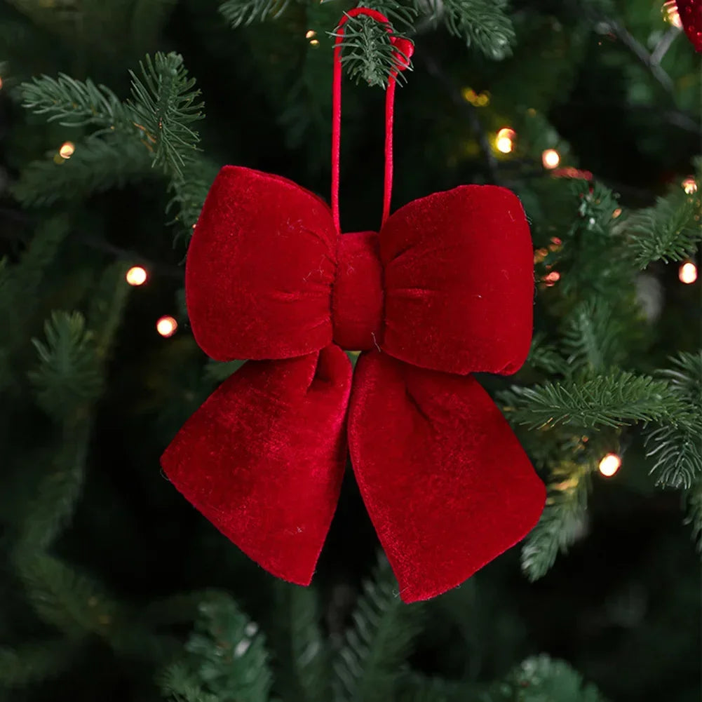 Red Velvet Bow - Luxury Red Velvet Bow for Decoration
