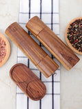 WoodSpice - Luxury Wooden Pepper and Salt Mill Set