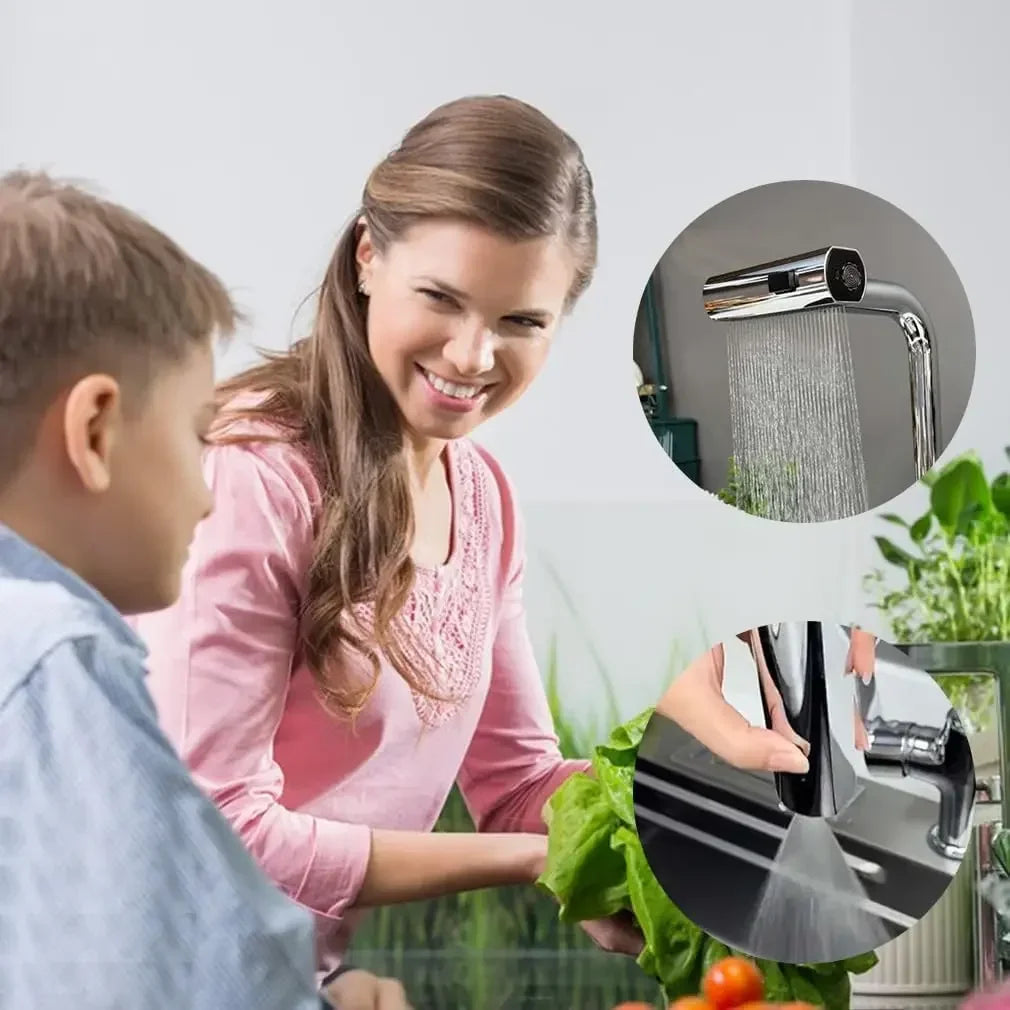 AquaFlow Master – Luxe Uittrekbare Keukenkraan voor Stijl en Comfort