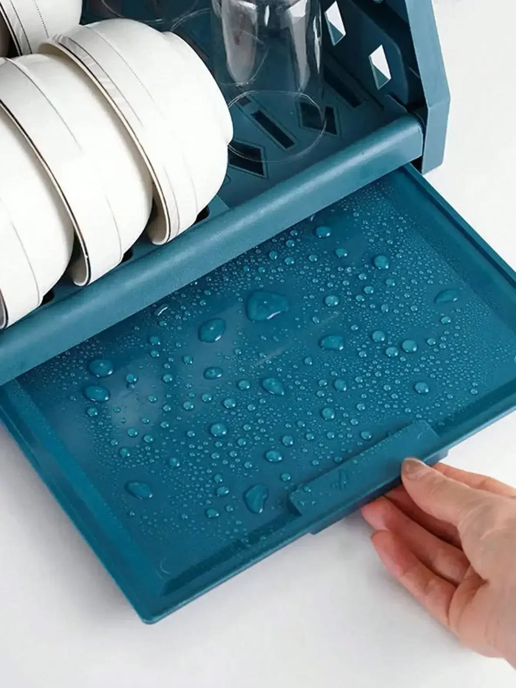 RackMaster - Elegant Foldable Dish Drying Rack for the Kitchen