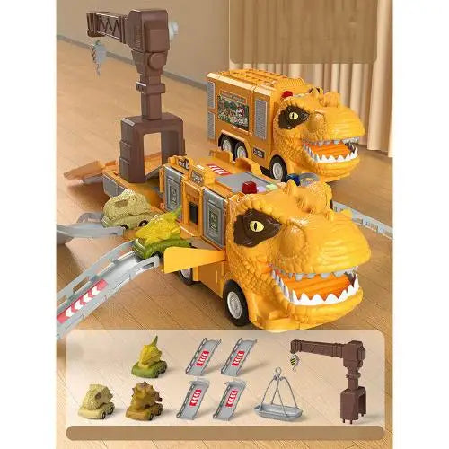 DinoRoar Truck - Foldable Dinosaur Adventure Wagon