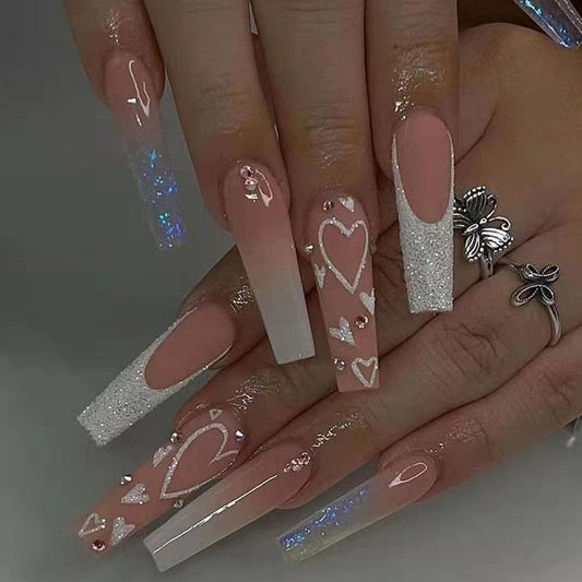 PressOn Chic – 24 Pieces Pink Press-On Nails for Going Out