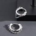 ChainHoops Earrings - Trendy Elegant Hoop Earrings
