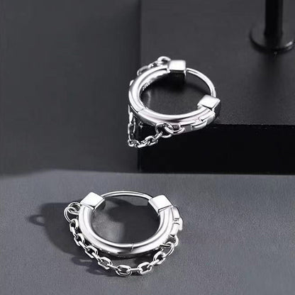 ChainHoops Earrings – Trendy Elegant Hoop Earrings