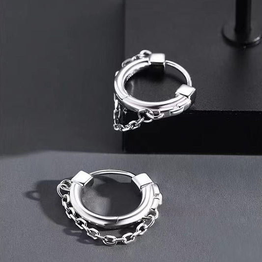 ChainHoops Earrings – Trendy Elegant Hoop Earrings