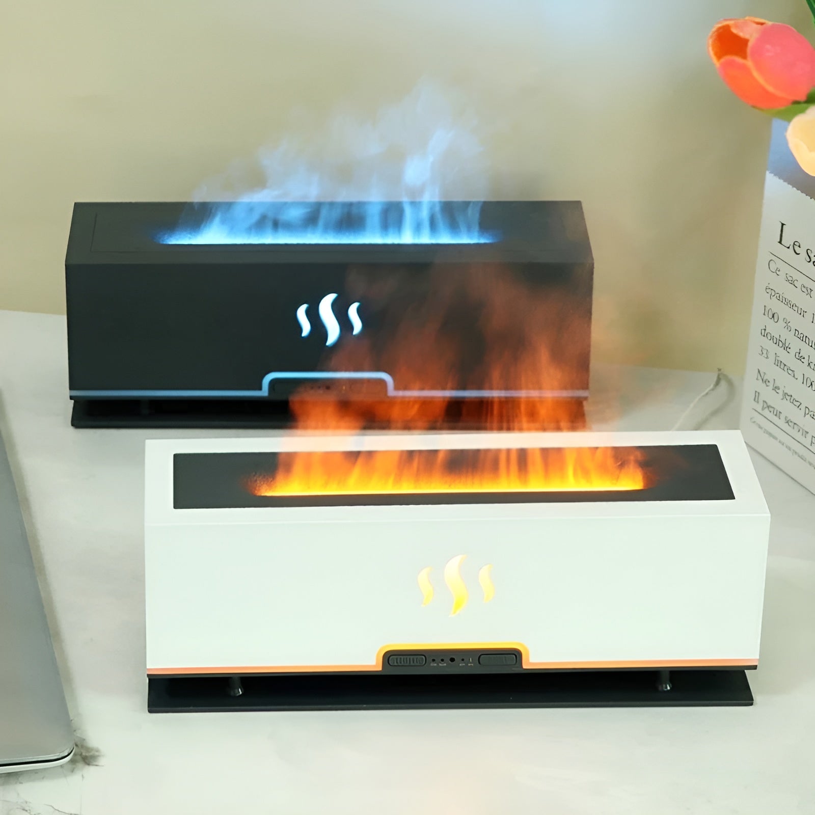 GlowFlame - Stylish Aroma Humidifier for Home