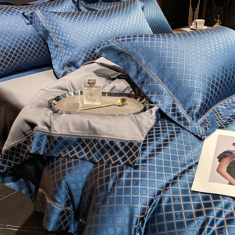 Royale Diamond – Luxury Egyptian Cotton Duvet Cover Set