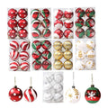Charming Christmas Decoration - Elegant Snowflake Christmas Baubles Set of 6