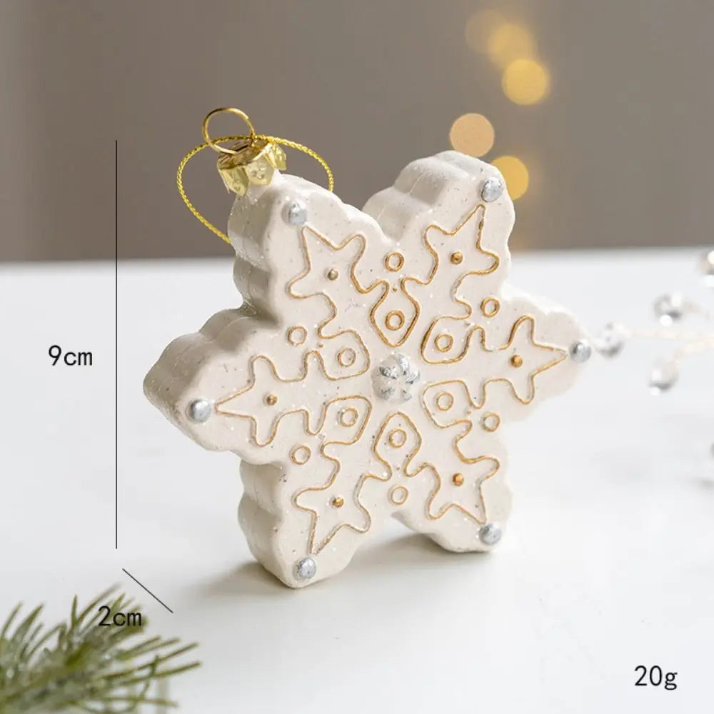 CharmingSnow Christmas Decorations – Enchanting Ceramic Christmas Hanging Decorations