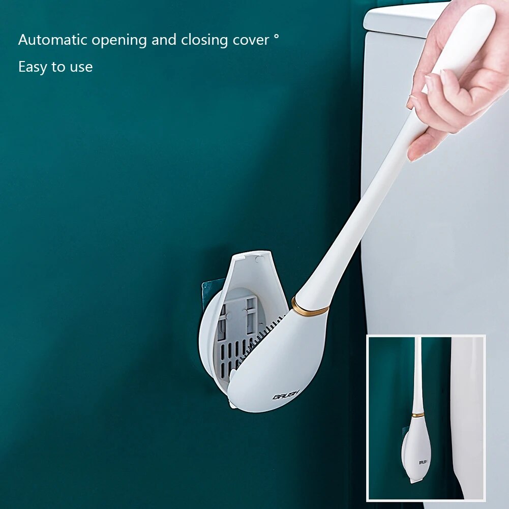 SumiClean - Sleek Silicone Toilet Brush for Your Bathroom