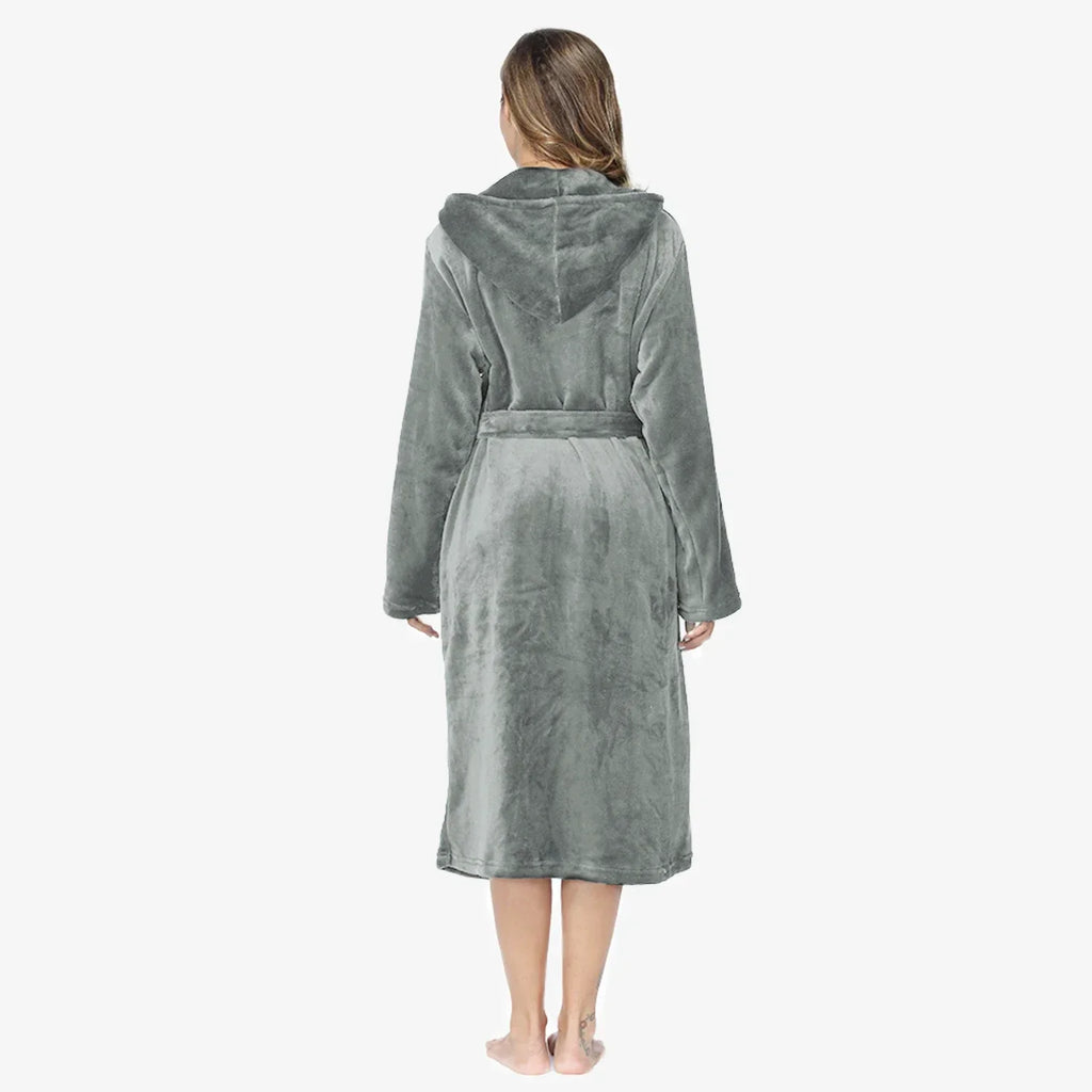ChicComfort Hoodie Dress - Luxe Fleece Jurk voor Elke Gelegenheid