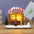 JoyfulMelody Christmas Decoration - Magical Musical Popcorn House for Party Decor