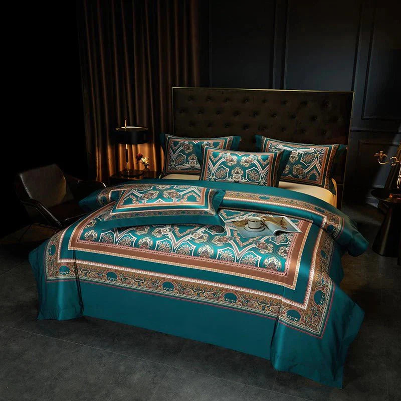 Vintage Grandeur - Luxury Egyptian Cotton Duvet Cover Set