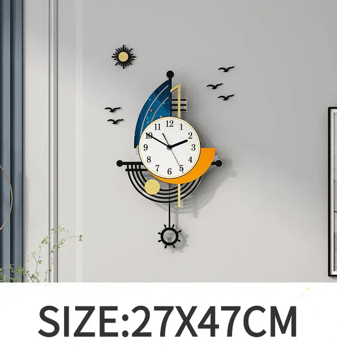 NauticTime Clock - Elegant Sailboat Wall Clock