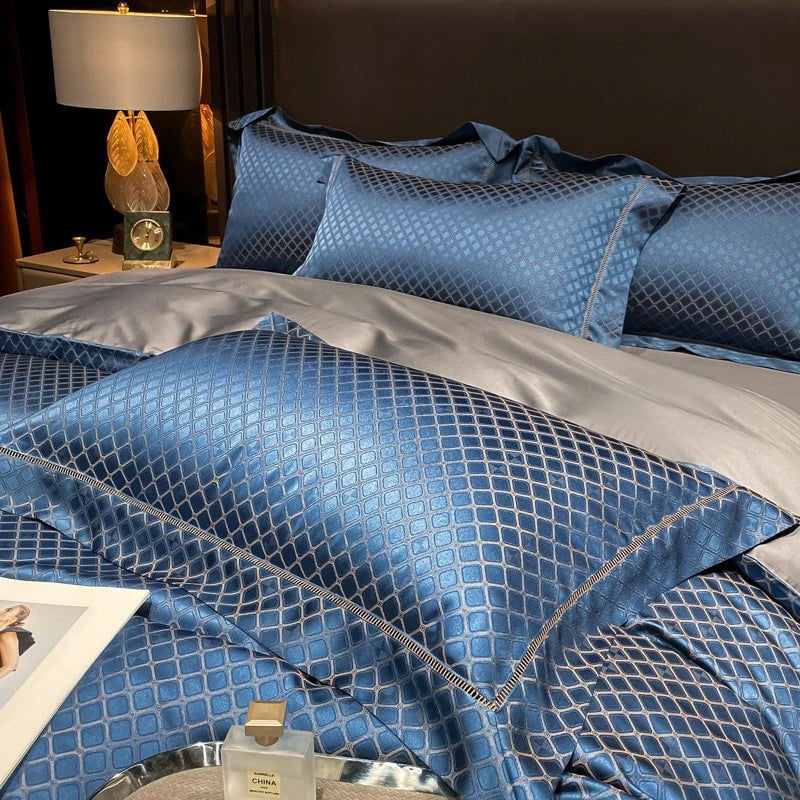 Royale Diamond – Luxury Egyptian Cotton Duvet Cover Set