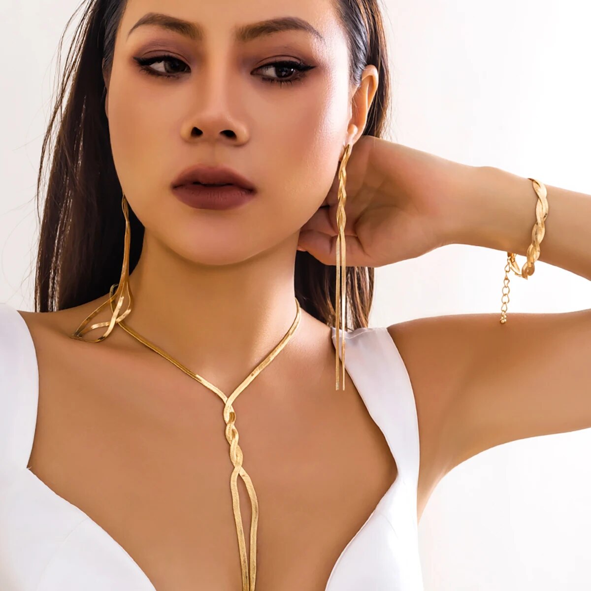 TimelessElegance Set - Luxurious 3-Piece Jewelry Combination