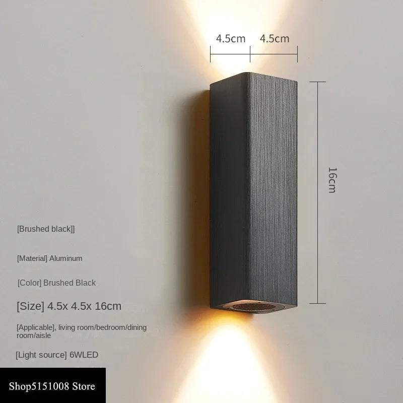 GlowLuxe - Stylish LED Wall Lamp for Bedroom