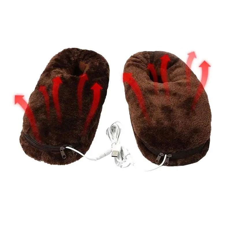 HeatCloud Heated Slippers - Luxurious USB Heated Slippers for Ultimate Comfort