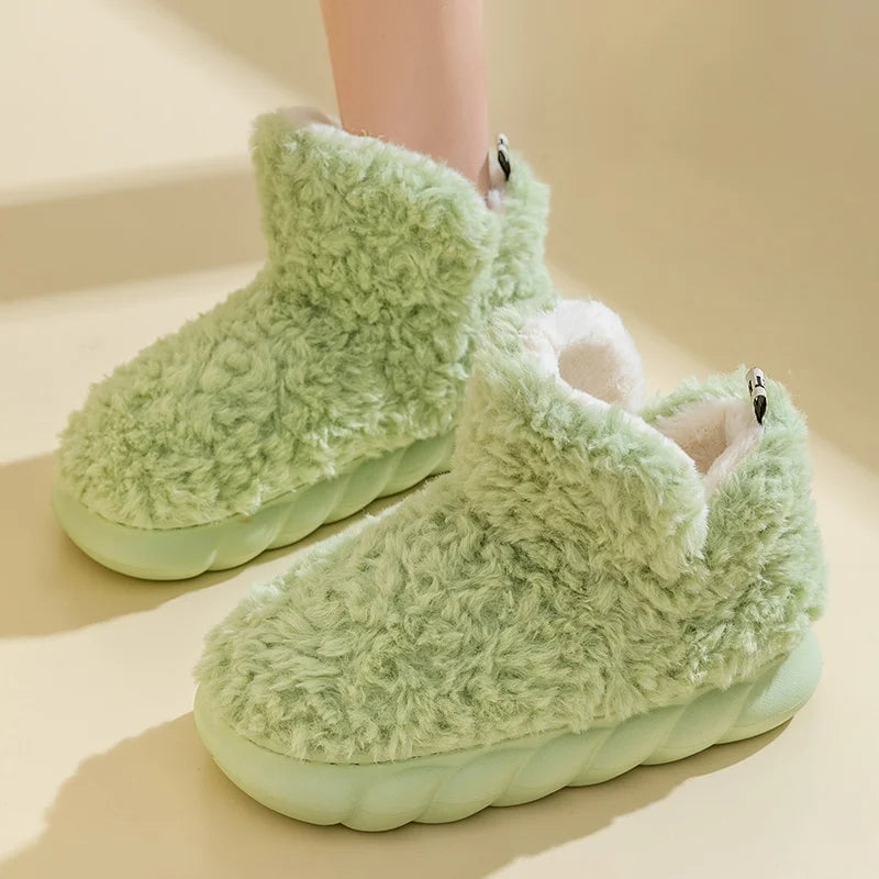 VelvetLuxe Slippers - Luxurious Comfort for Cold Days