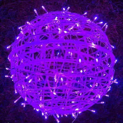 Sphere Rattan Festoon Lights - Elegant Rattan Festoon Lights for Every Occasion