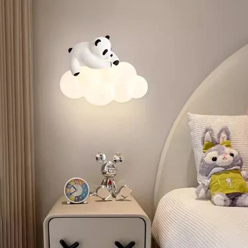 PandaGlow Lamp - Adorable LED Wall Lighting for Children