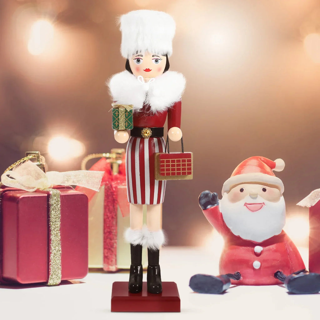 Stylish Wooden Nutcracker - Festive Classic