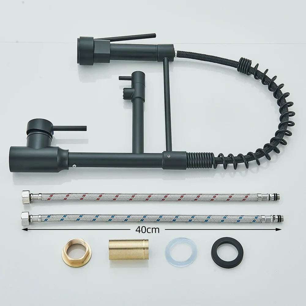 HydroFlex – Modern Kitchen Faucet with Dual Spout