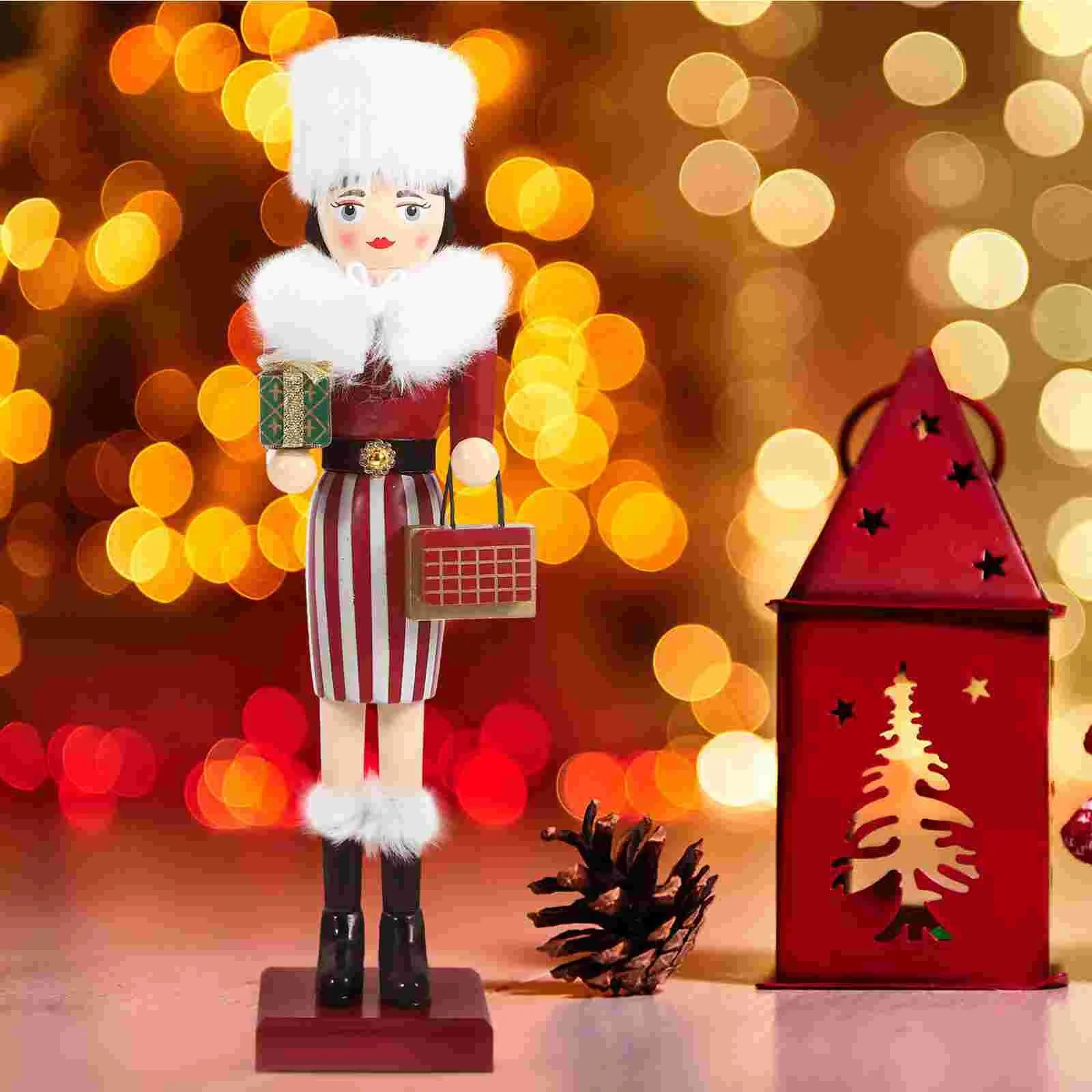 Stylish Wooden Nutcracker - Festive Classic