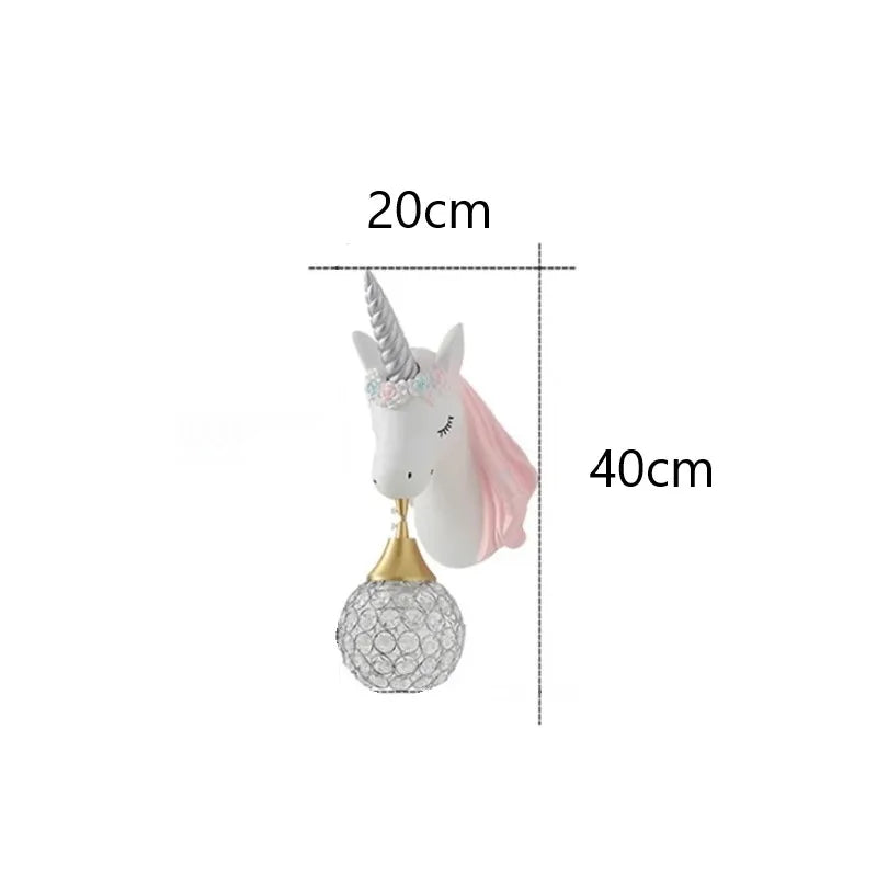 UnicornLight – Playful Wall Lamp for Children's Room