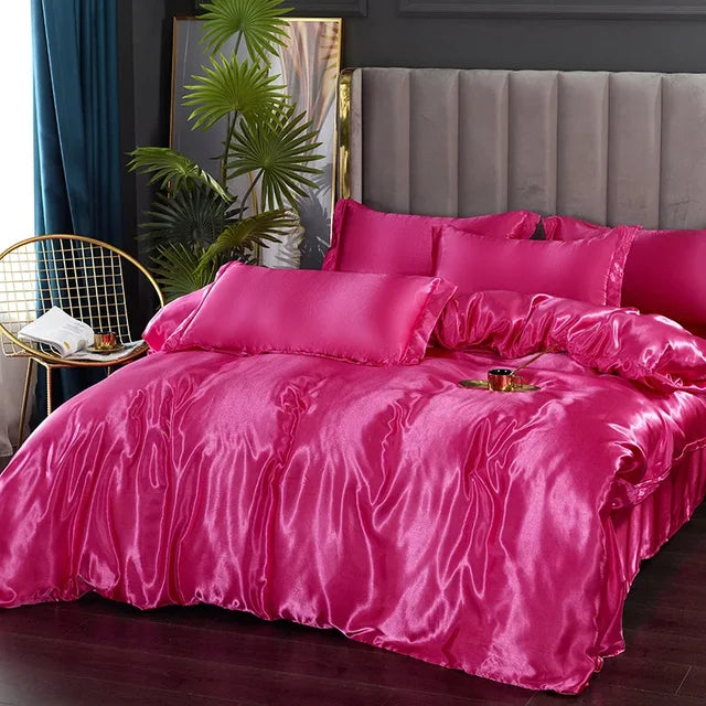 SatinDream Bedset - Luxury Satin Bedding for Dreamlike Nights