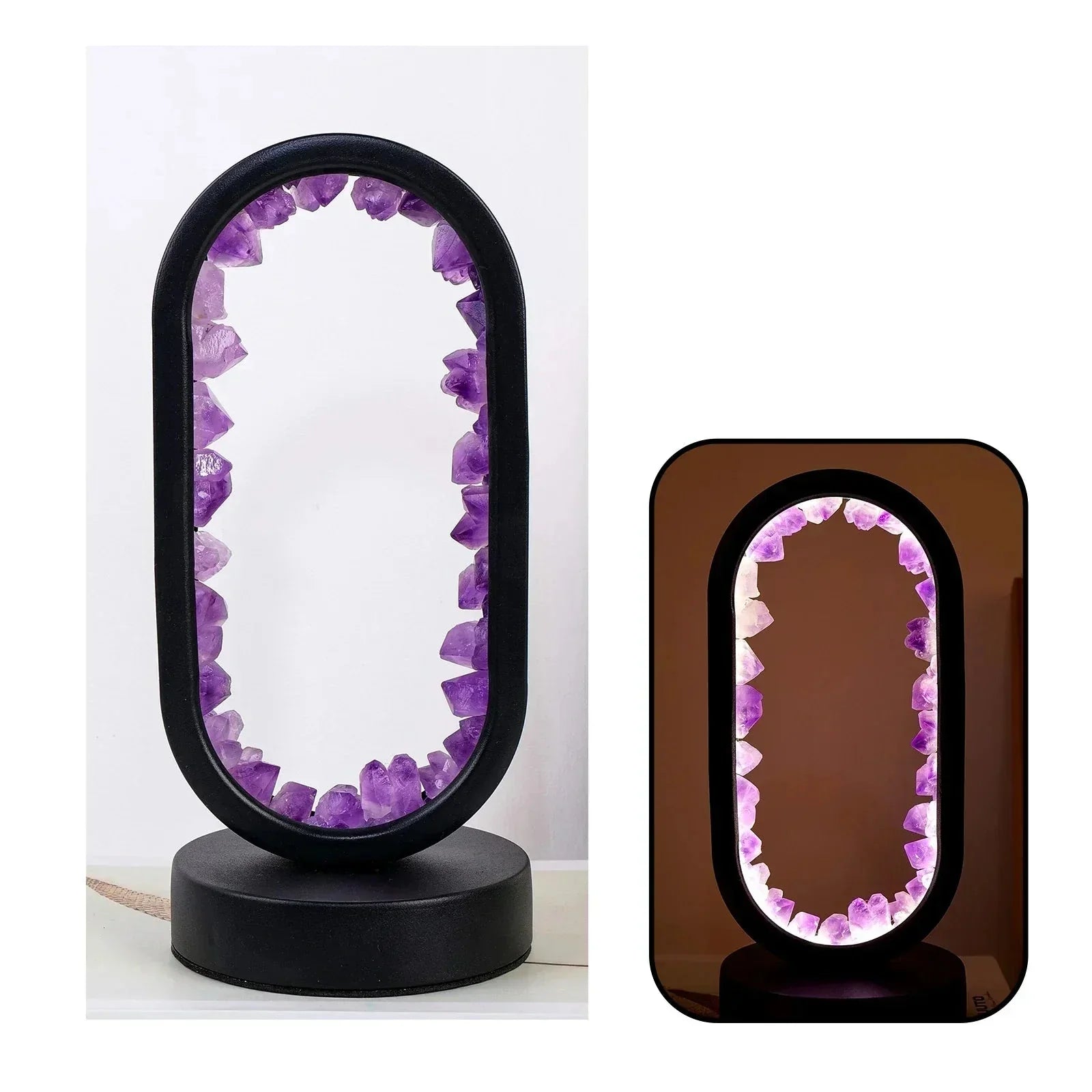 Amethystique – Elegant Natural Crystal Lighting